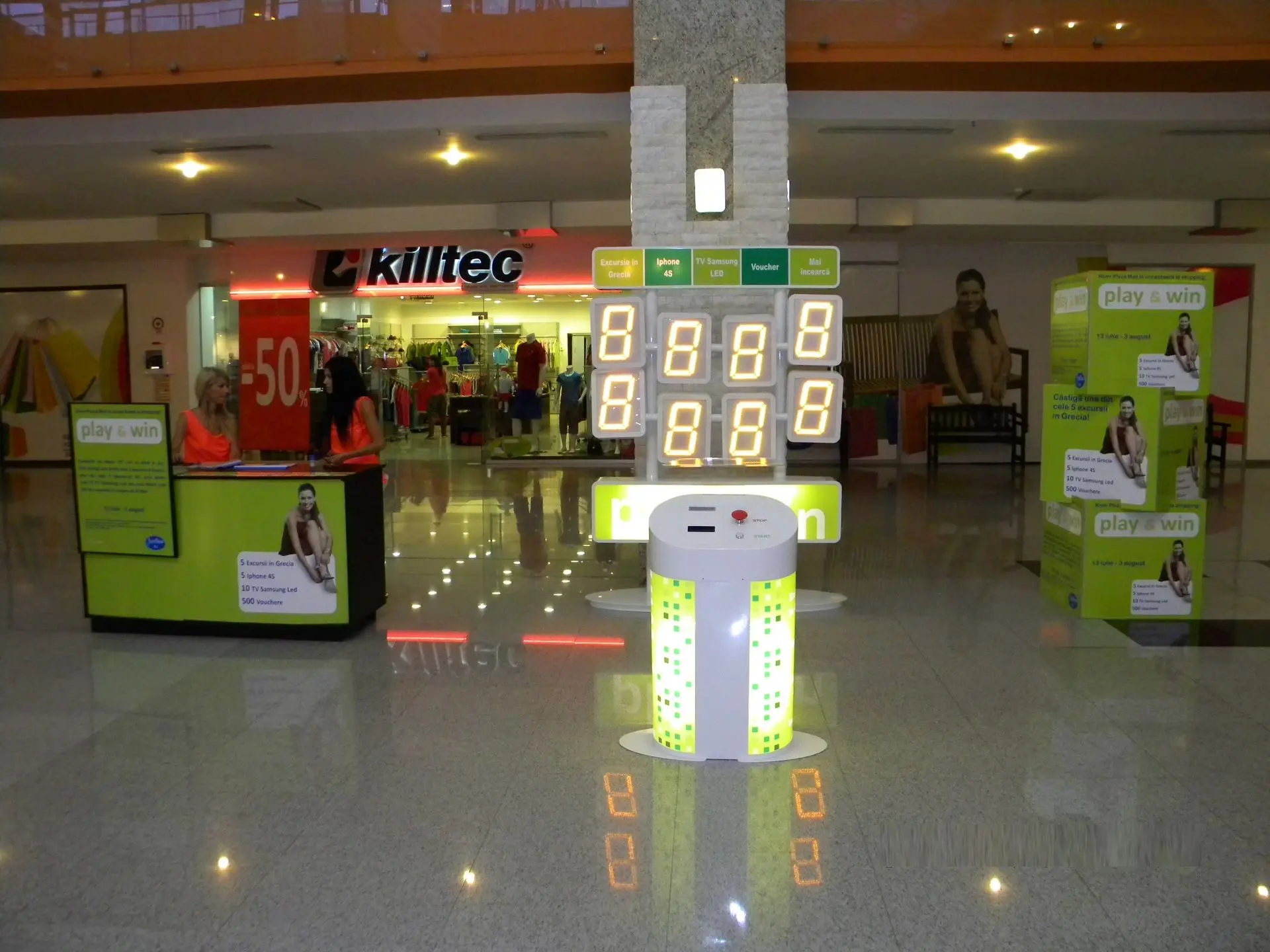 MatchDigit chamando a atenção no seu centro comercial.